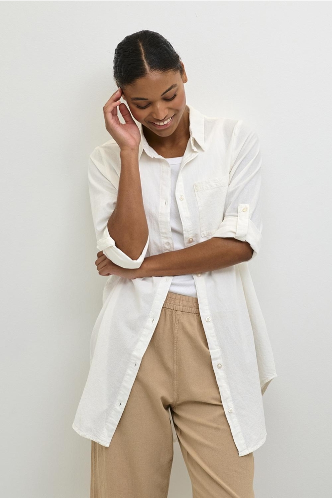 KANAYA SHIRT TUNIC 10506337 110602 CHALK